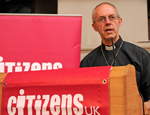 Archbishop of Canterbury speaking at The Summit. Photo @chrisjepson.com