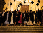 Students graduating at Malta campus