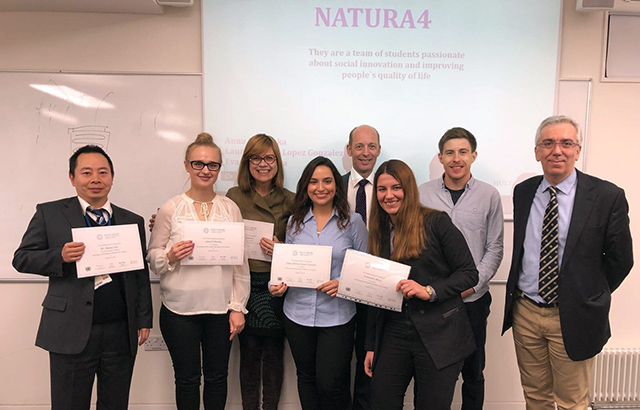 Judges, students from Natura4 and Dr Evangelos Markopoulos