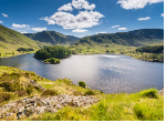 Reservoir surrounded by hills. Credit: daverhead/iStock.com