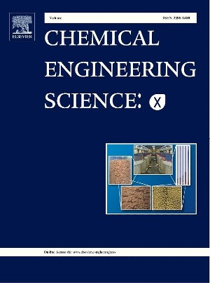The study was selected for the front cover of the journal Chemical Engineering Science: X