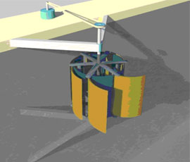 The proposed tidal power installation