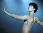 Italian ballet dancer Roberto Bolle in digital form