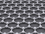 Graphene is an atomic-scale honeycomb lattice made of carbon atoms. (Photo copyright: Alexander Alus, licensed by Creative Commons Attribution-Share Alike 3.0)