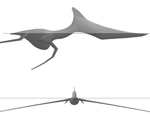 Computer simulation of pterosaurs