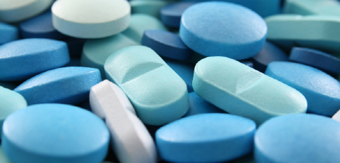 Blue pills. Credit: iStock.com
