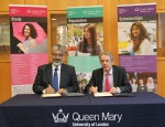 Professor Gaskell and Professor Ahmed signed the agreement in London