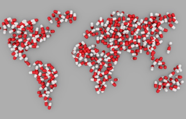Medication world map