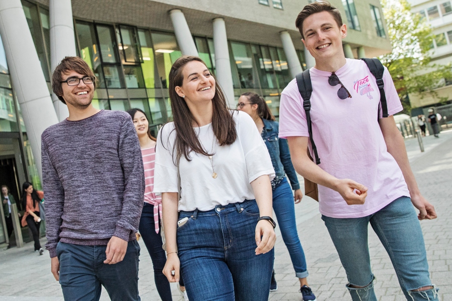 Students around campus