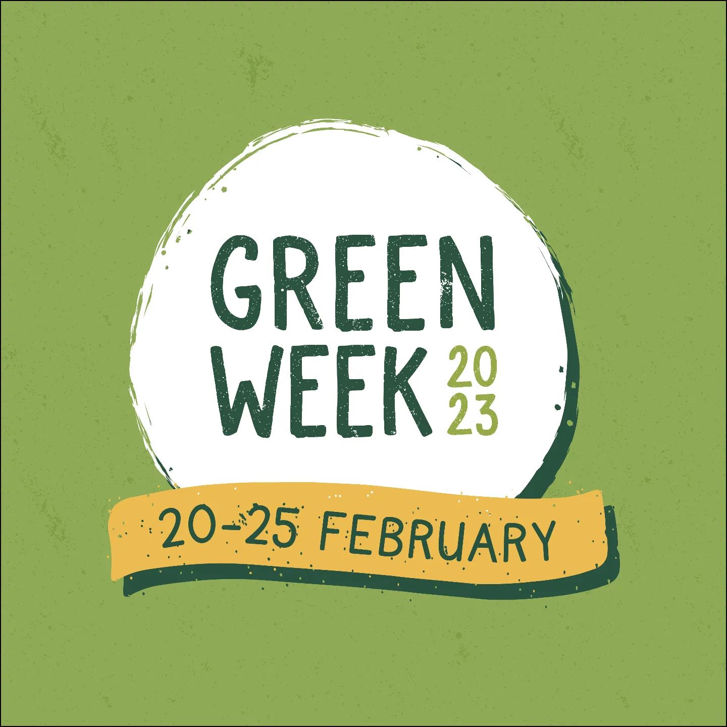 A graphic displaying the date for Green Week 2023