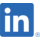 Logo in blue and white for linkedin