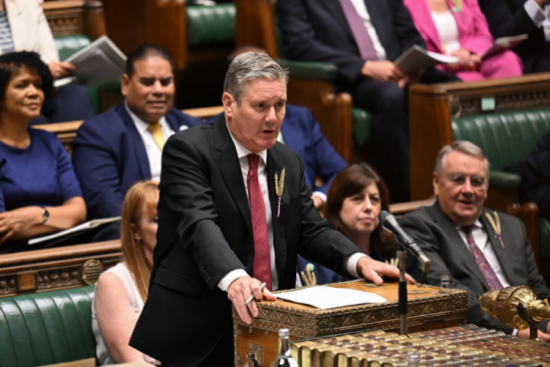 A photo of Keir Starmer MP speaking in the House of Commons