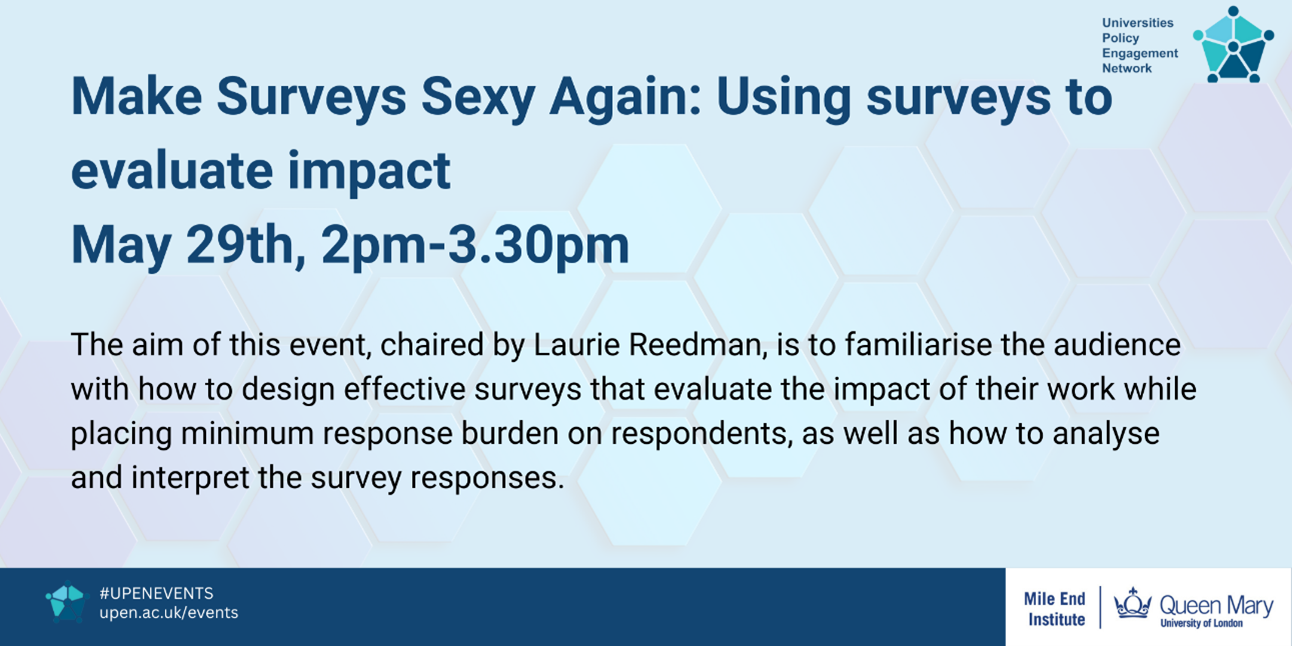 Make Surveys Sexy Again: Using surveys to evaluate impact