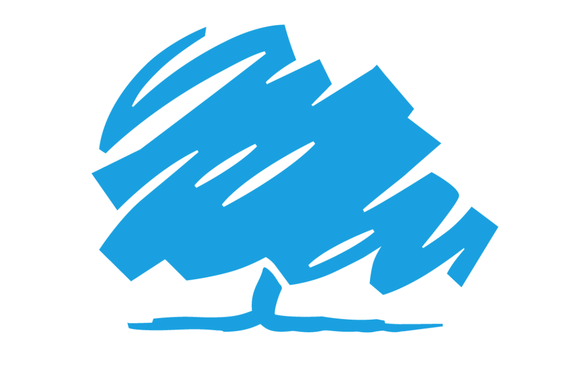 The Conservative Party's logo of a Blue Oak Tree against a white background