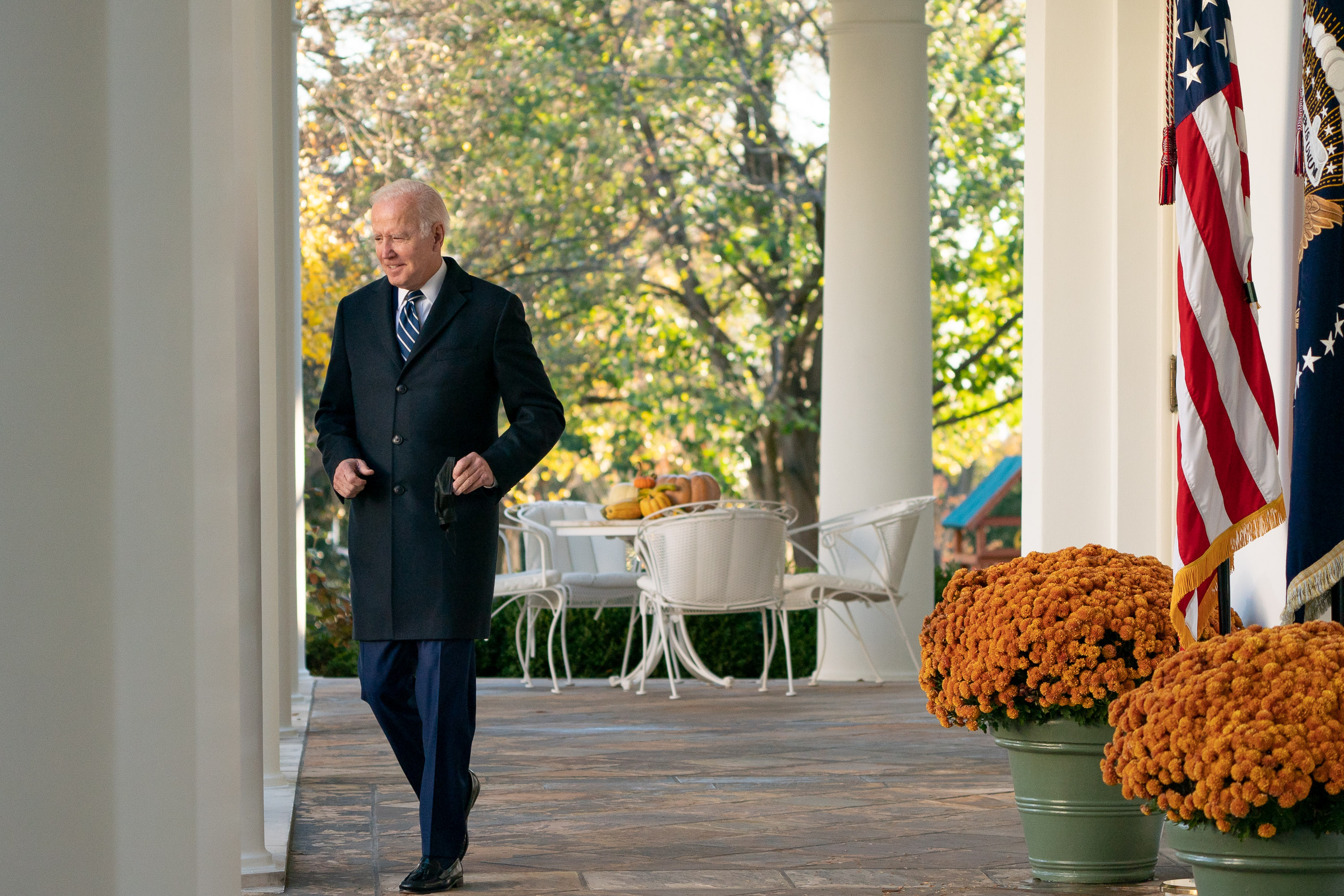 Photo of Joe Biden at the White House, released on his 80th birthday on 20 November 2022