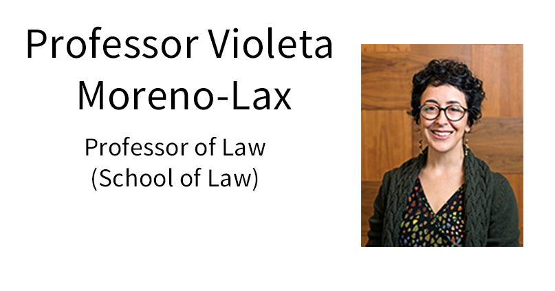Professor Violeta Moreno-Lax, Professor of Law (School of Law).