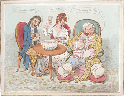 Gout illustration by James Gillray