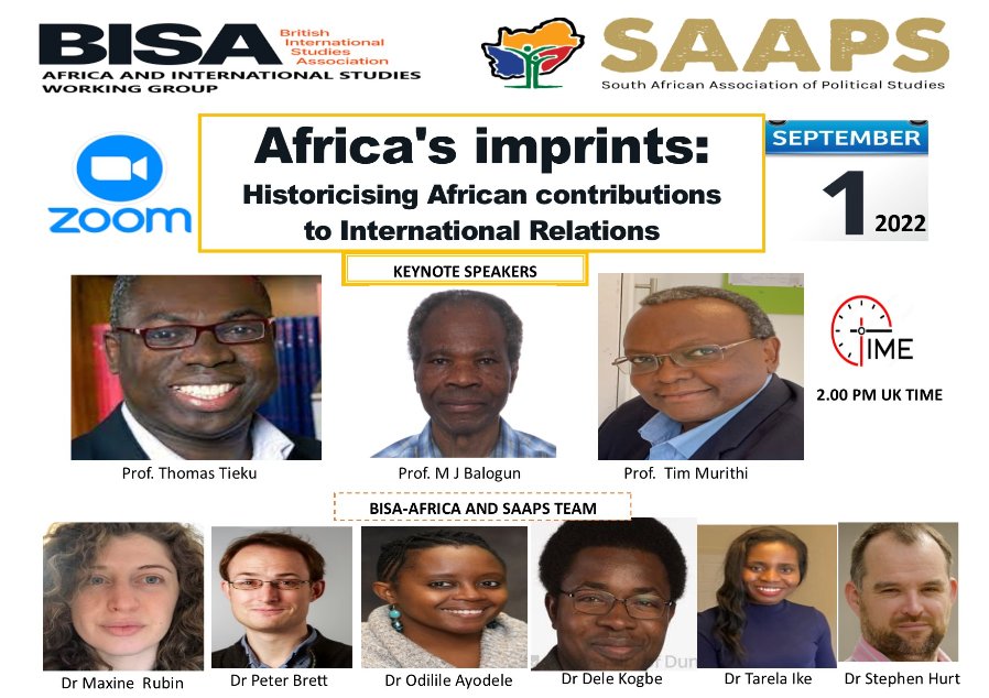 Africa's imprints: Historicising African contributions to International Relations