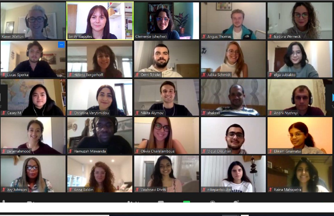 Almost 90 students joined us on Zoom for our first-ever online Induction session on Saturday 3 October 2020.