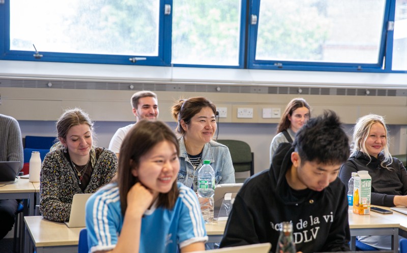 Classroom with a group of students