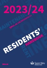 An image of Residents' Handbook Cover 2023-24