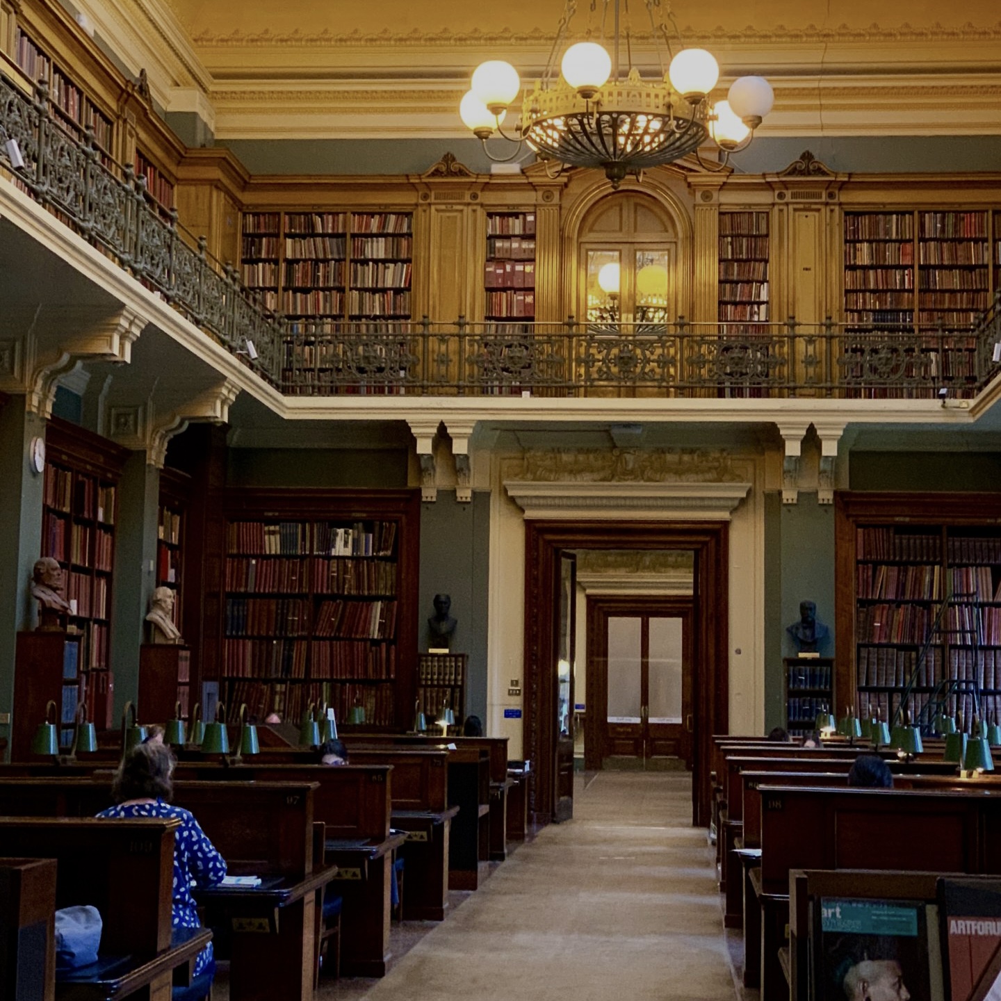 The National Art Library in the Victoria and Albert Museum in London