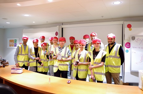 2014 - 2015 Jan start students at Coca Cola UK HQ