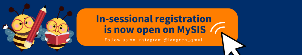 In-sessional registration is now open on MySIS