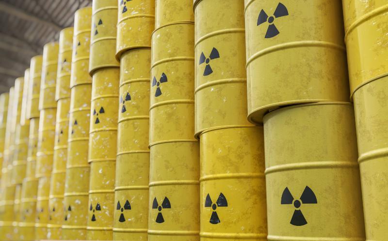 Radioactive waste - large