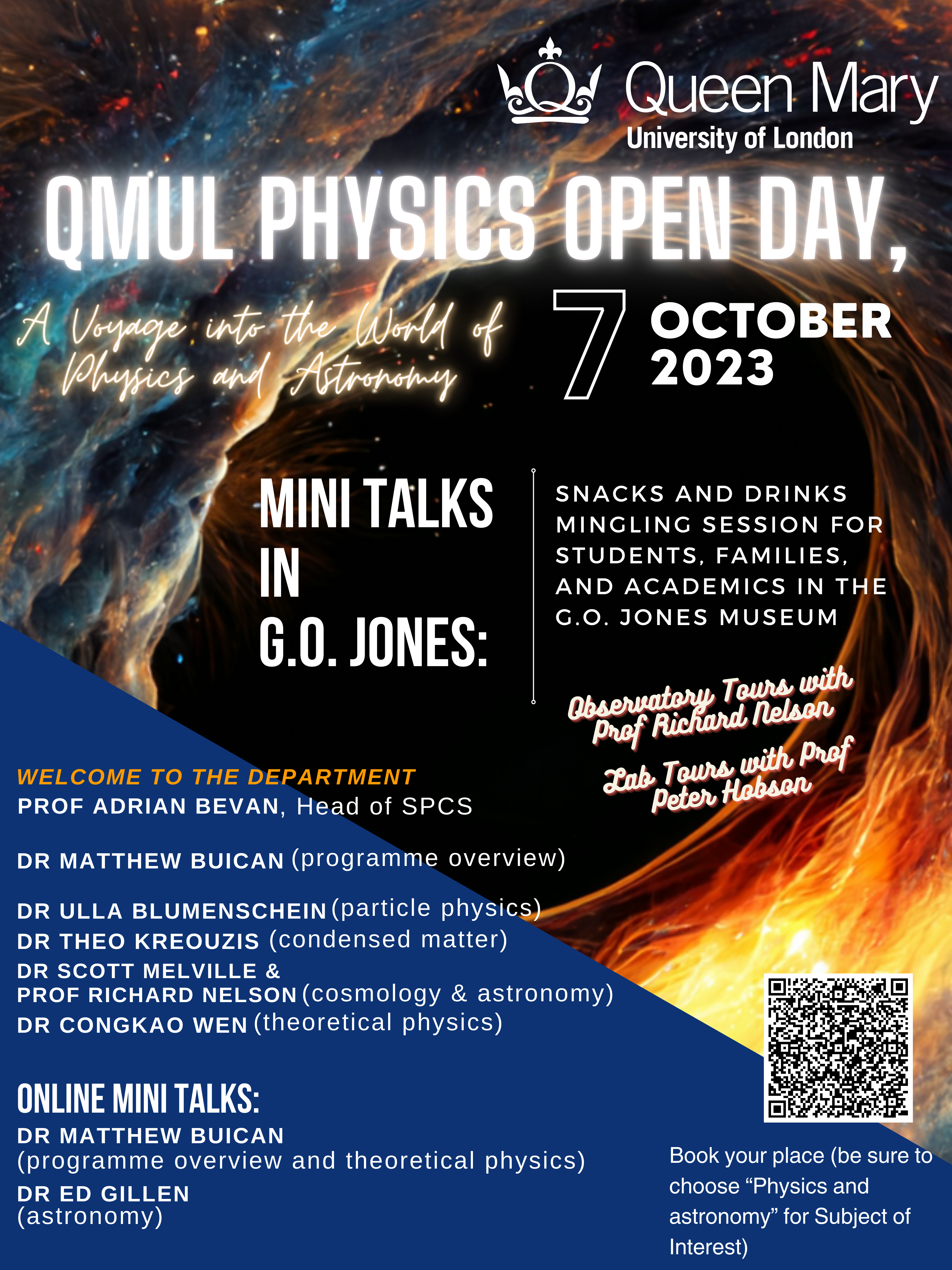 QMUL Physics & Astronomy Open Day - Join Us!