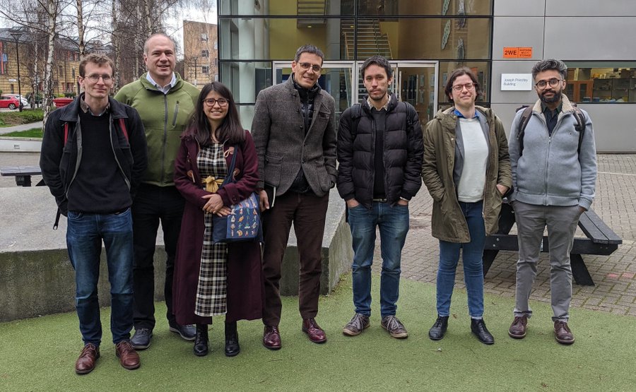 Didier Queloz visiting QMUL in March 2020. (Credit: Dr Chris Chen)