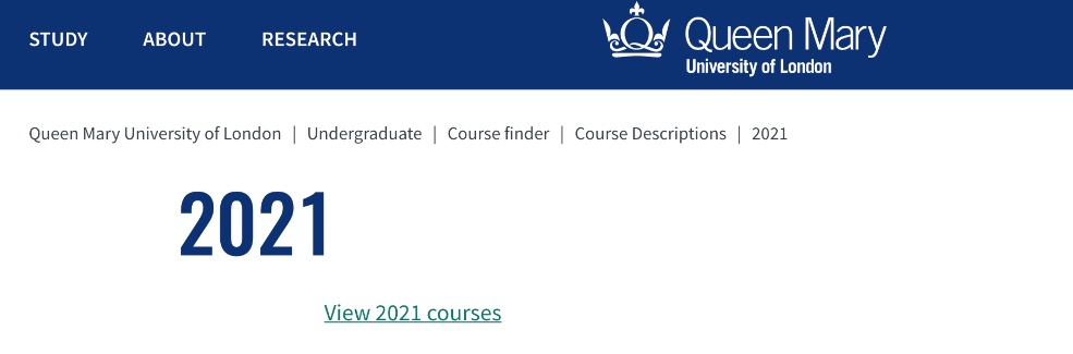 Screenshot of what courses preview page looks like