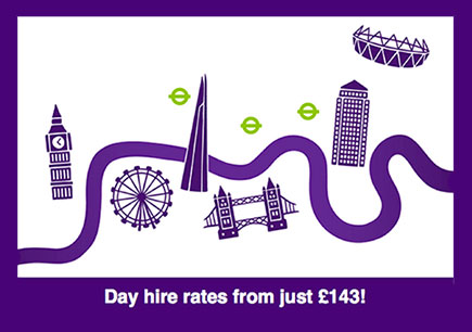 Day hire rates form £143
