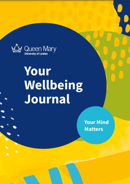 An image of the Wellbeing Journal's front cover