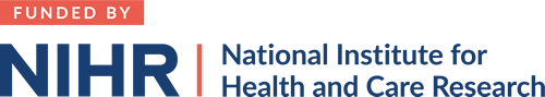 Logo reading Funded by NIHR National Institute for Health and Care Research